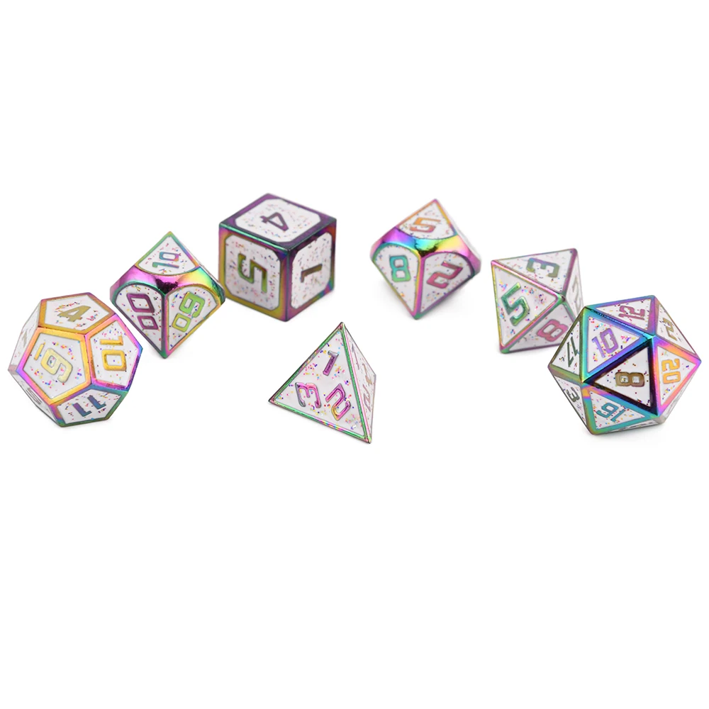 Настольные игральные кости с черным бархатным чехлом большие цифры для игры в РПГ DnD D4 D6 D8 D10 D % D12 D20|Кубики| |