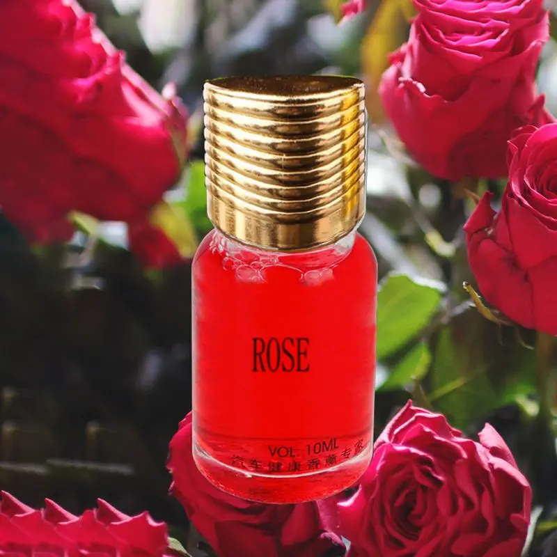 Rose flavor Масляный освежитель воздуха для автомобиля, элегантный стойкий запах, автомобильный освежитель эфирного масла - Color Name: Rose flavor