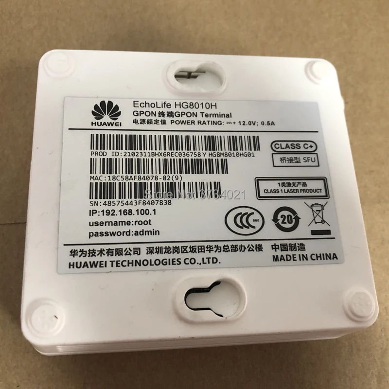 Новый HUAWEI HG8010H беспроводной терминал Gpon ONU с 1 портами ethernet GE интерфейс SC APC