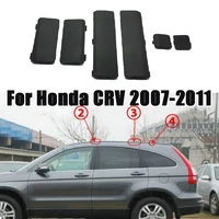 au05 6pcs car roof luggage rack cap delete remove cover for honda crv cr v 2007 2008 2009 2011 front rear middle accessories