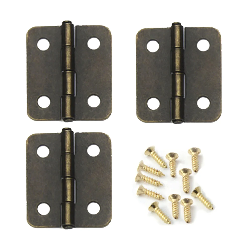 

10pcs Mini Style Cabinet Drawer Plane Hinges Connectors