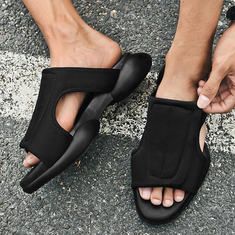 

Легкие износостойкие дышащие мягкие мужские домашние модные сандалии для песчаного пляжа