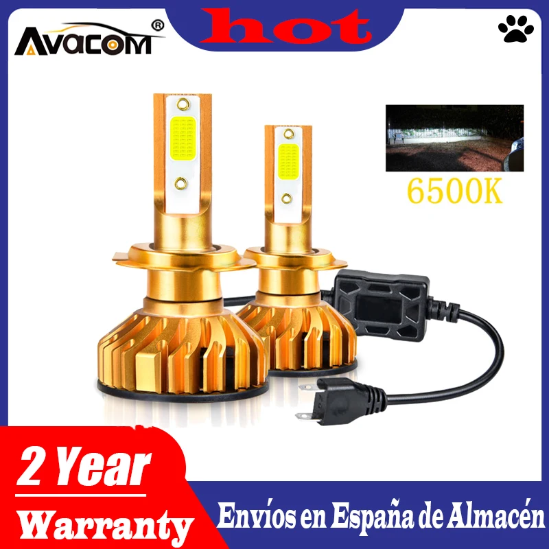 Avacom H7 H4 светодиодный турбо автомобиль светильник 12000Lm 12V 9005/HB3 9006/HB4 H1 H11 24V 6500K белый
