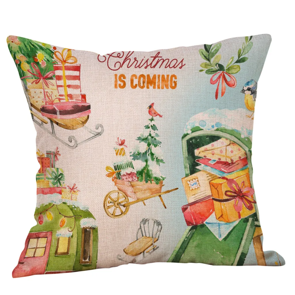 Наволочка для подушки с тропическим принтом кактуса монстера Полиэстеровая