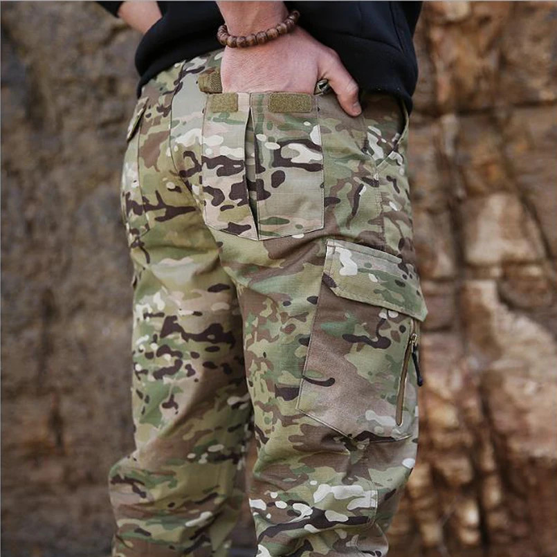 

Fashion Jogger Pants Tactical Military Waterproof Trousers Men Camouflage Streetwear Male Casual Cargo Pants Hip Hop Sweatpants