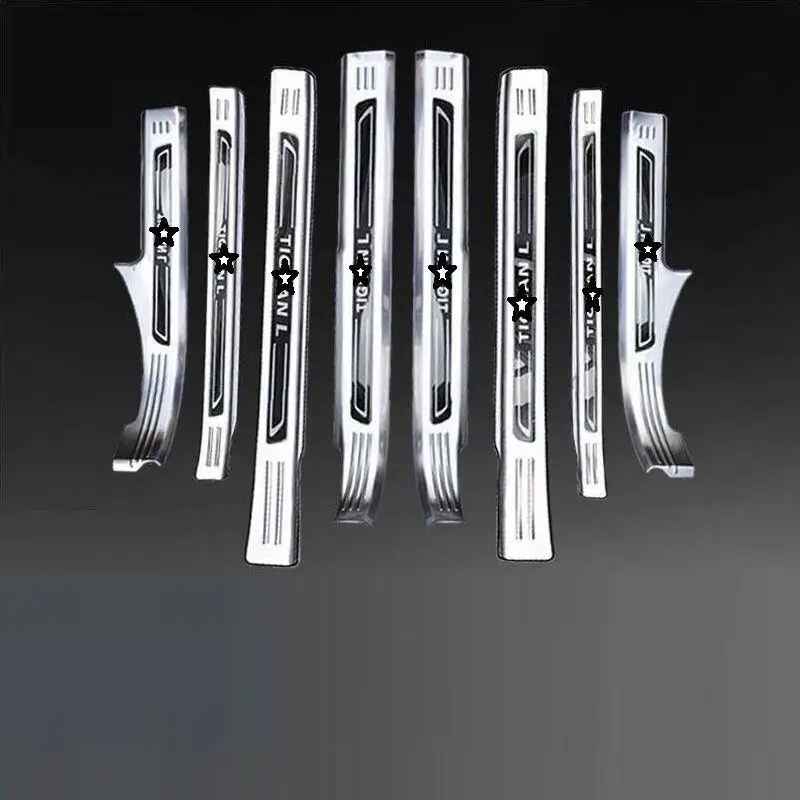 Автомобильная автомобильная Хромовая задняя панель багажника ножная педаль