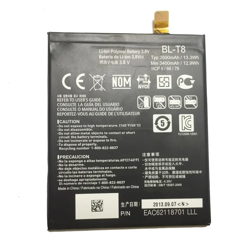 

BL-T8 внутренняя батарея для LG G Flex D950 D955 D958 D959 LS995 F340S BLT8