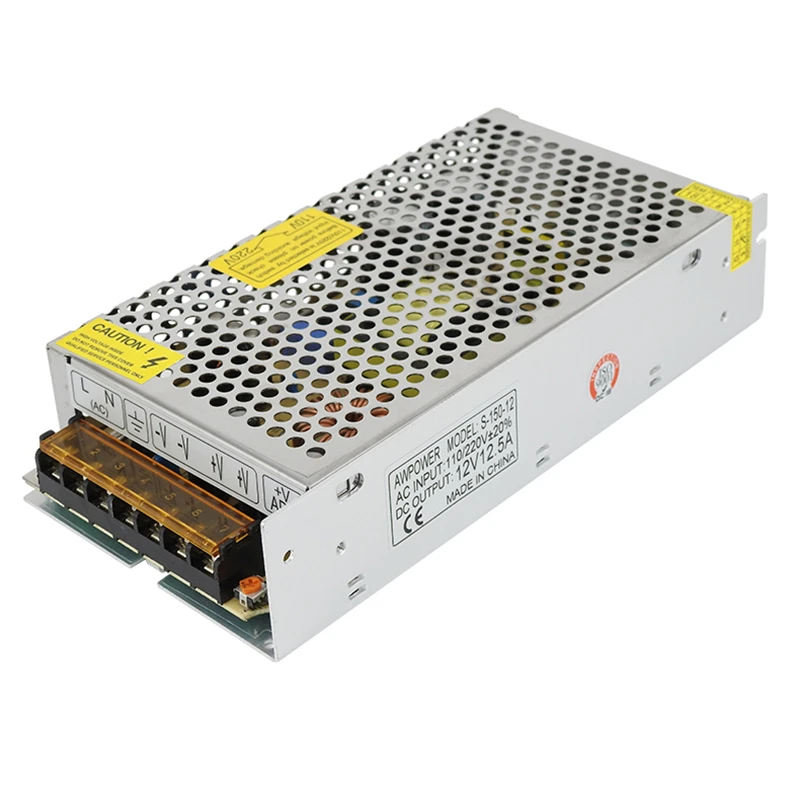 100-240V Input 12VDC Output 1A 2A 3A 4A 5A 10A 15A 20A 30A 40A 12V Strip Driver Lighting Transformer Led Switch Power Supply | Лампы и