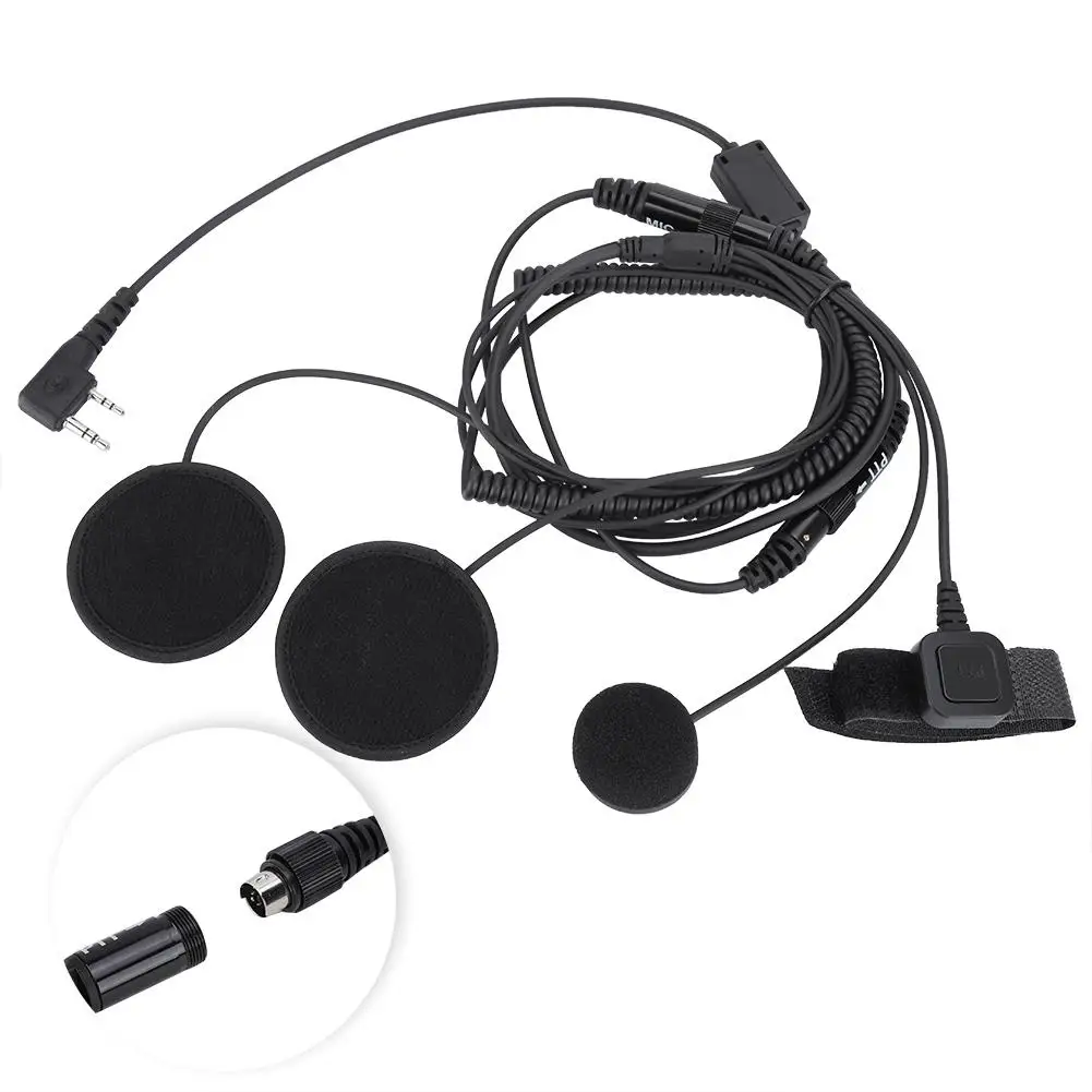 Уход за кожей лица мотоциклетный Шлемы-гарнитуры PTT для Kenwood TH-F6/F6A/D7/D7A/D7AG/D7E/F7/F7E/G71