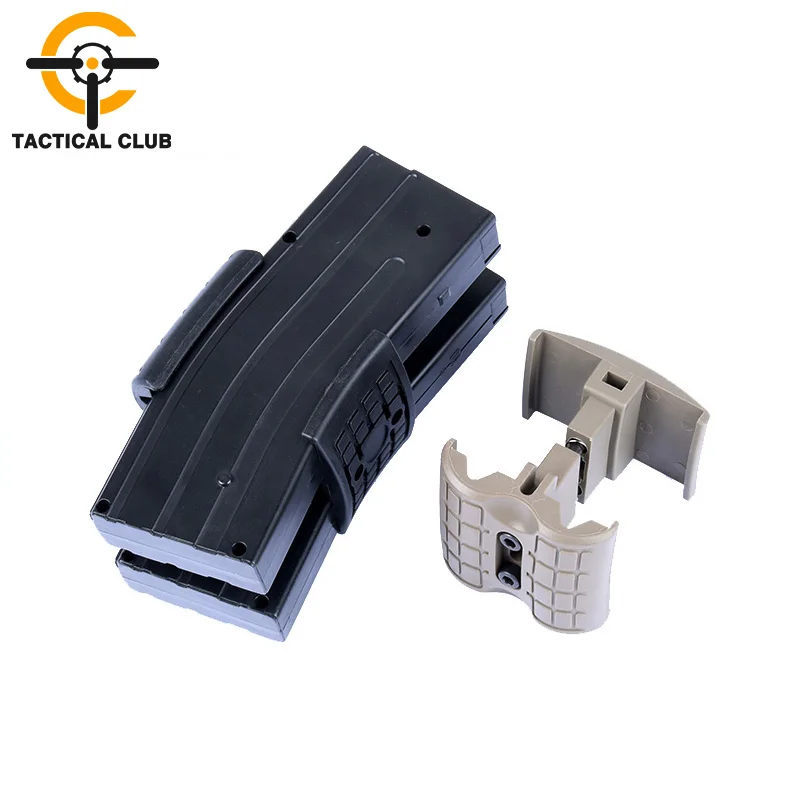 

Tactical Airsoft AK Magazine Coupler Clip For AK74 AR15 MA A1 Fast Mag Coupler Clip Double Mag Clamp Gun Accessories