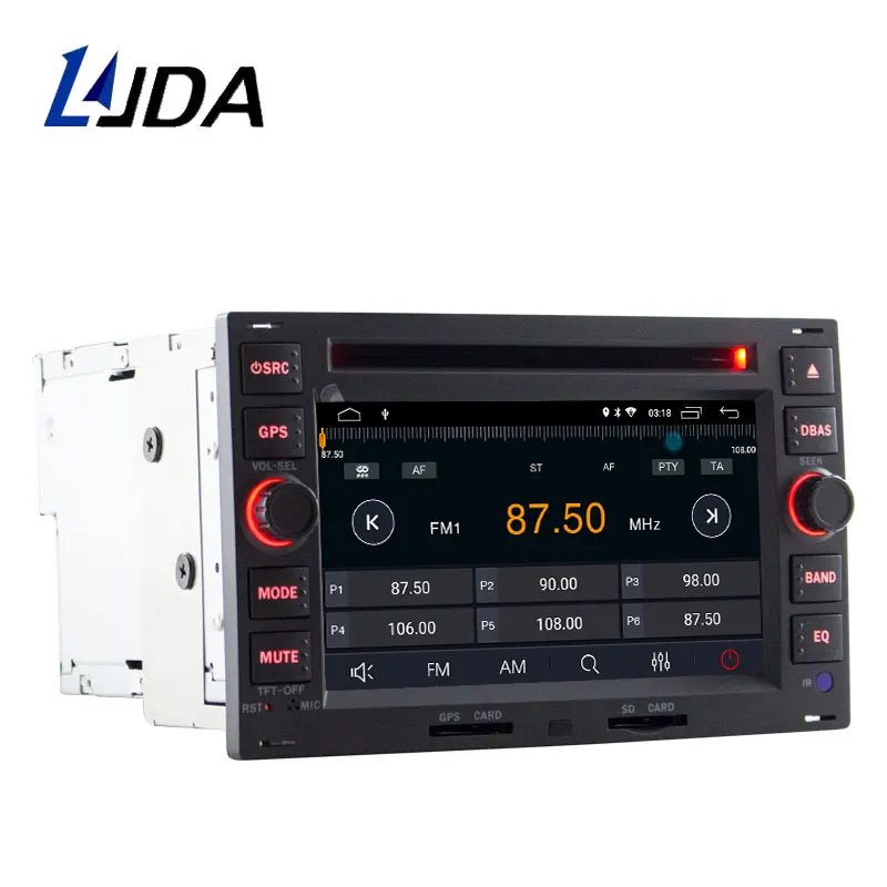 Автомобильный DVD плеер LJDA 2 Din Android 10 0 для Volkswagen PASSAT B5 MK5 телефона гольфа 1080P радио GPS