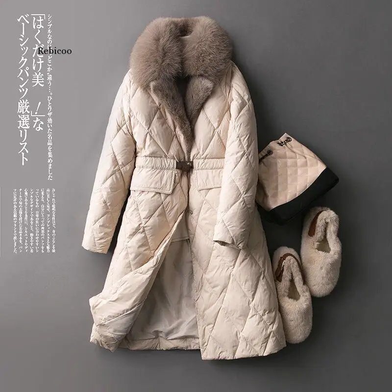 

Women Winter Fashion Zipper Cotton-padded Parkas Female New Mid-long Solid Color Slim Coats Ladies Thin Warm Jackets