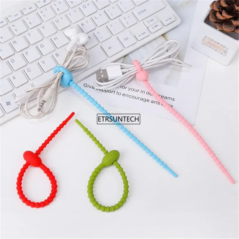 Купить 300 шт., многофункциональный органайзер для кабелей и наушников