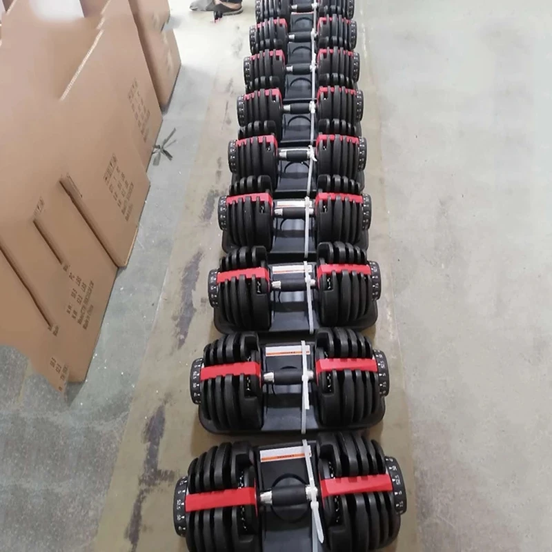 

Hot Selling Wholesale 40kgs 90Lbs Weights Adjustable Gym Fitness Training Equipment Mane and Women Portable Dumbbell Set