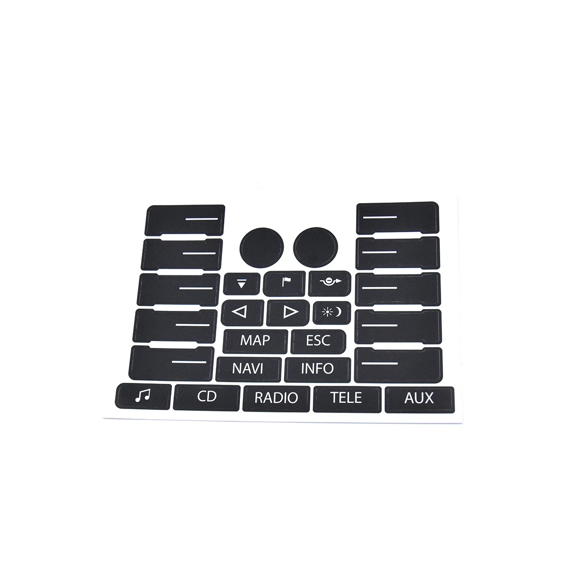 1 шт. Стикеры для ремонта автомобиля навигация стерео радио переключатель