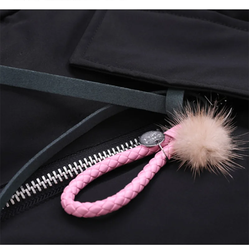 Женский пуховик с капюшоном длинная теплая парка на 2019 белом утином пуху