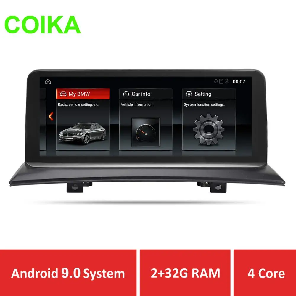 COIKA Android 9 0 Автомобильный GPS Navi приемник для BMW X3 E83 2003 2009 Blue Ray IPS экран BT WIFI Google 2 + 32G RAM
