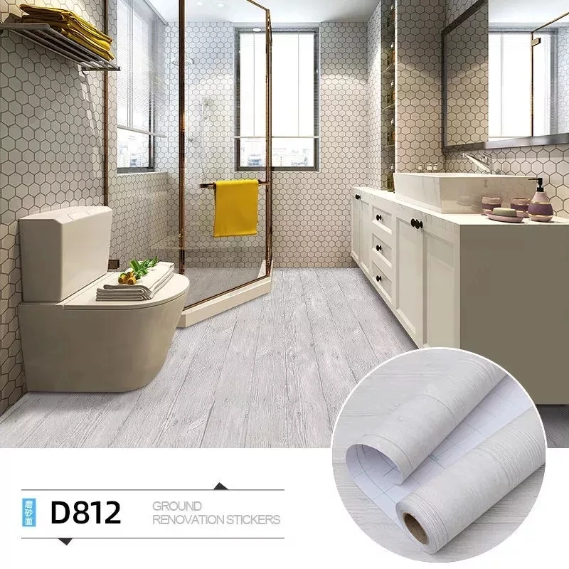 Bathroom waterproof floor stickers kitchen non-slip tile floor stickers thick wear-resistant home decoration wallpaper stickers women high heel wear resistant soles non slip stickers protection shoes film wear resistant anti slip stickers forefoot stickers