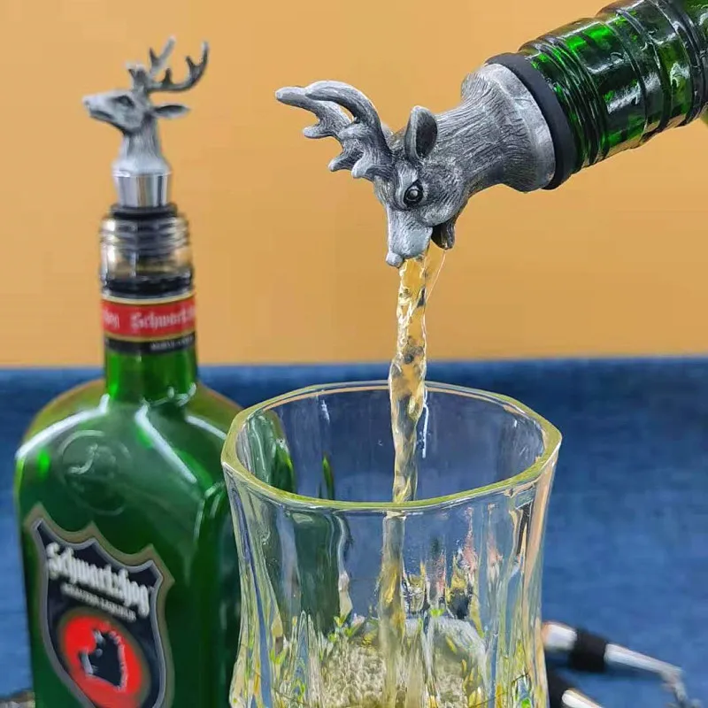Интересная полярная мини-пробка для бутылки с оленем 6 цветов | Дом и сад