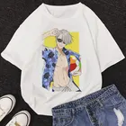 Yuri on Ice толстовки для женщин аниме футболка с принтом Виктора Женская японская комиксная одежда летняя футболка большого размера топы футболки