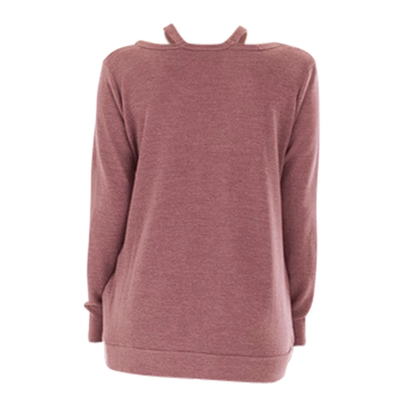 Женский свитер с длинным рукавом Wipalo свободный трикотажный на осень | Женская