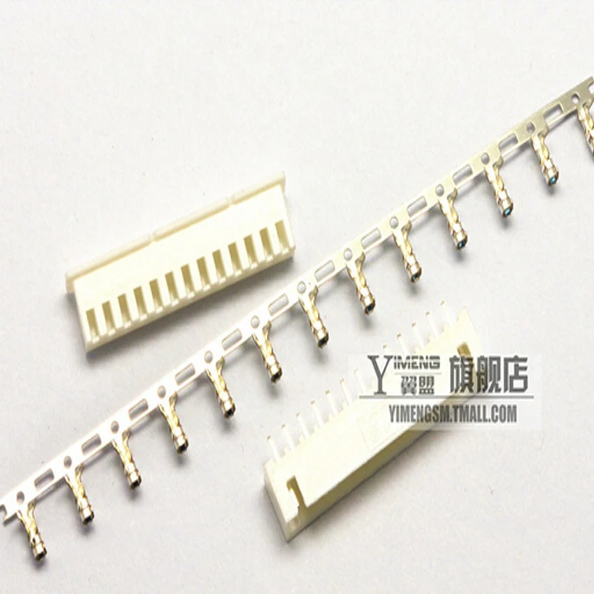 

50Set/Lot XH2.54 2.54mm 13Pin 13P Straight Needle 180 degree Male Pin Header + Terminal + Female Housing Connector
