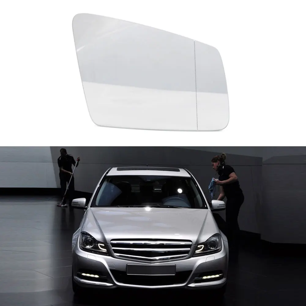 White Right Для Mercedes-Benz W212 W204 W221 C180 C250 C300 C350 E200 E250 E300 E350 E550 2010-2013 вправо/левая сторона крыло зеркало Стекло - Цвет: White Right