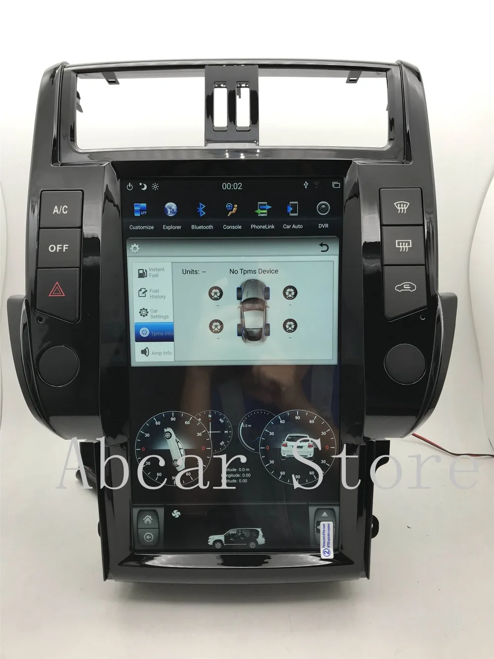 13,6 ''Tesla стиль Android 8,1 ips автомобильный dvd-плеер gps навигация для Toyota Land Cruiser Prado 150 радио