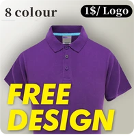 spring and summer womens cotton lapel business polo shirt high end custom printing and embroidery