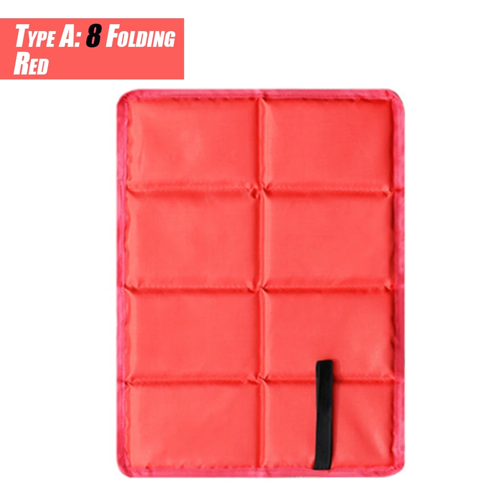 

New Oxford Cloth Folding Camping Mat Portable Outdoor Waterproof Foam Sitting Pad Beach Mat Prevent Dirty Hiking Small Seat Pad