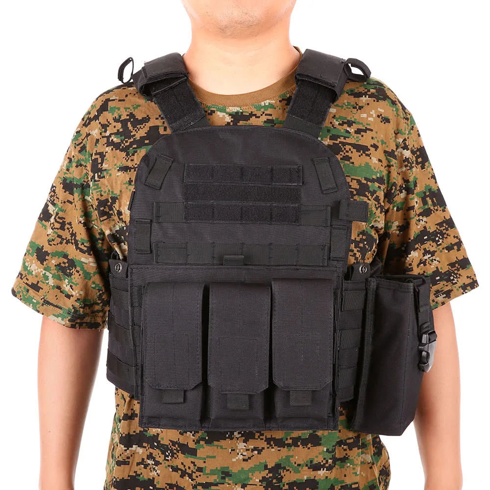 

6094 Tactical Vest 094K Plate Carrier Molle M4 Pouch Body Armor Outdoor Military Army CS Paintball Hunting Combat Airsoft Vests