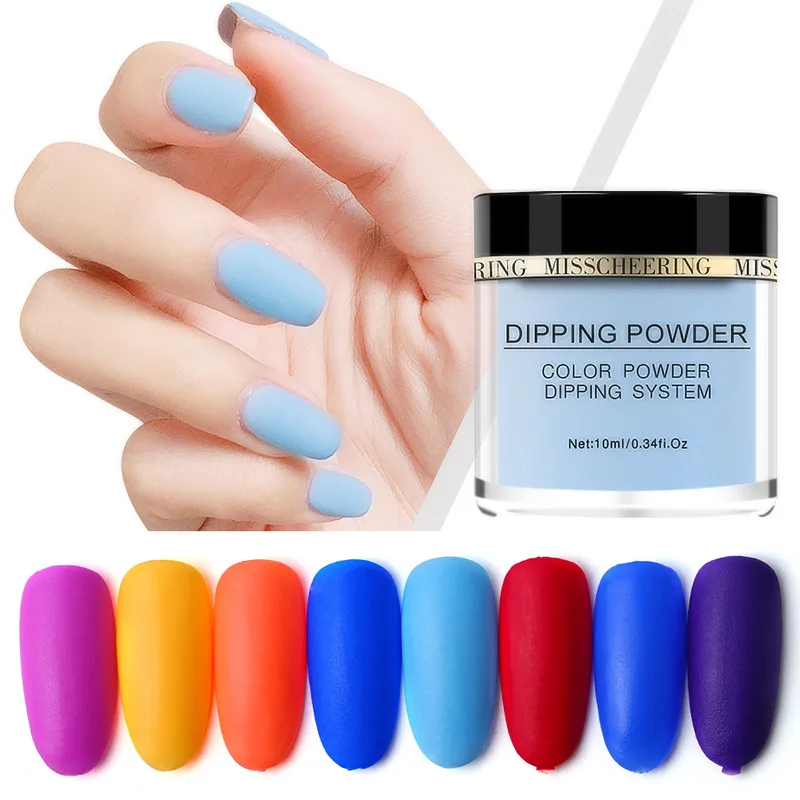 Пигментный Порошок для дизайна ногтей 20 цветов акриловый набор французского