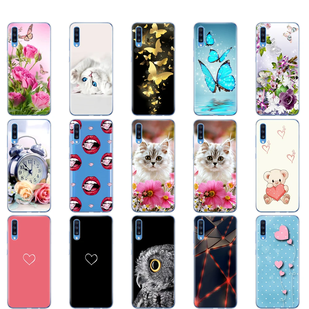 Чехол для Samsung A70 2019 мягкий чехол телефона задняя крышка Galaxy силиконовый 70 A705 A705F