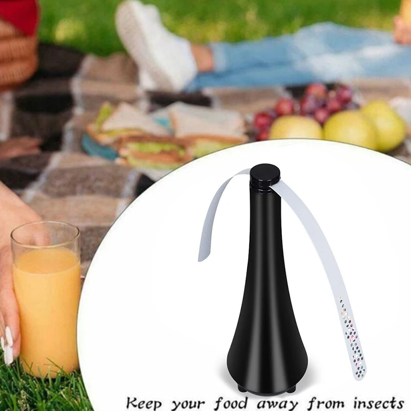 

Portable Mini Desk Fan Automatic Electronic Pest Control Fan Blade Mosquito Fly Bugs Repellent Food Protector Mosquito Fly Fan