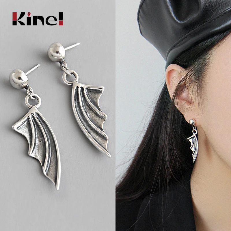 

Серьги женские винтажные из серебра 925 пробы с крыльями