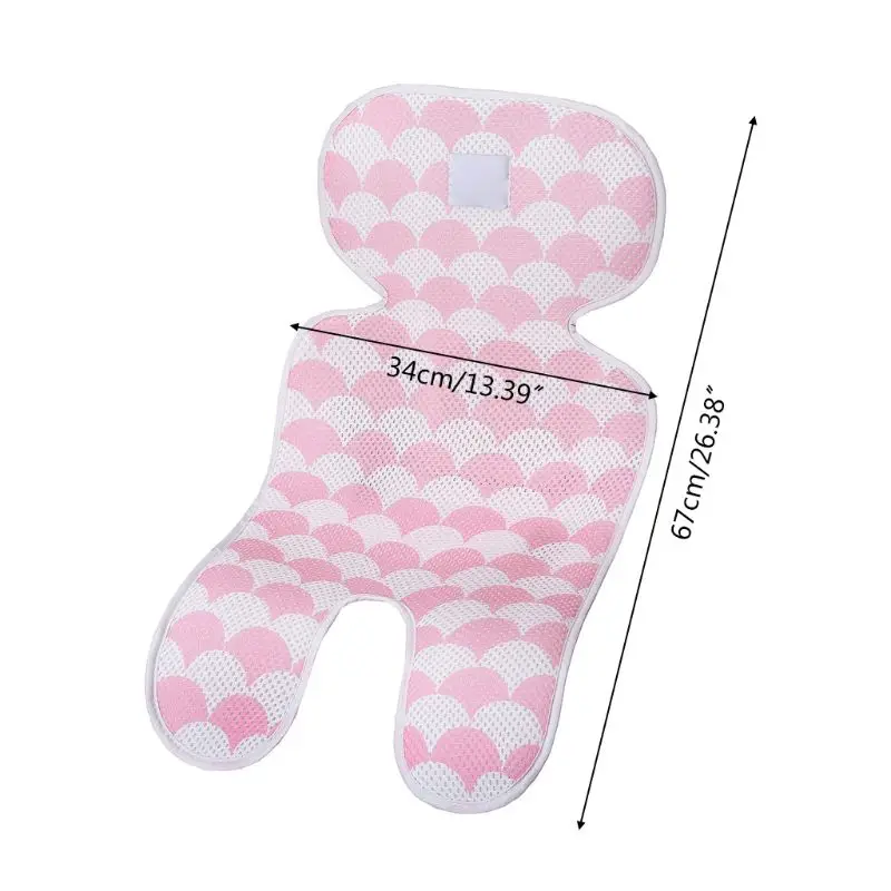 

Baby Summer Stroller Mat Breathable 3D Mesh Seat Cushion Toddler Comfortable Pad G2AE