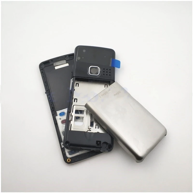 Новый Полный Корпус Корпуса мобильный телефон + английская клавиатура для Nokia 6300 |