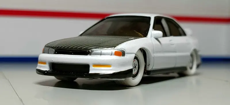 Коллекция металлических моделей автомобилей JL046 Honda Accord White LIGHTNING модель игровой