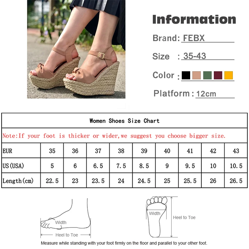 

Woman Sandals Ladies Wedge Heel Platform Buckle bowtie High Heel Woman Fashion Casual Sandals Female 2020 Summer New Hot