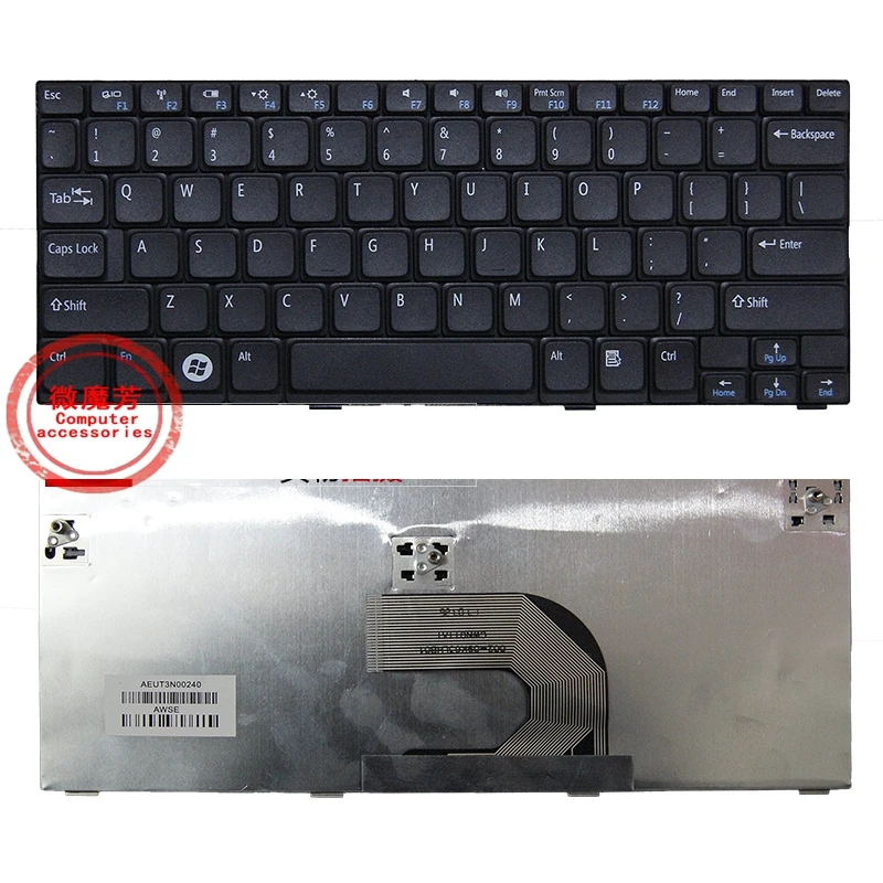 США новая клавиатура для ноутбука Dell Mini10-1012 1014 1018 P04T P01T Английский Клавиатура ноутбука США новая клавиатура для ноутбука Dell Mini10-1012 1014 1018 P04T P01T Английский Клавиатура ноутбука