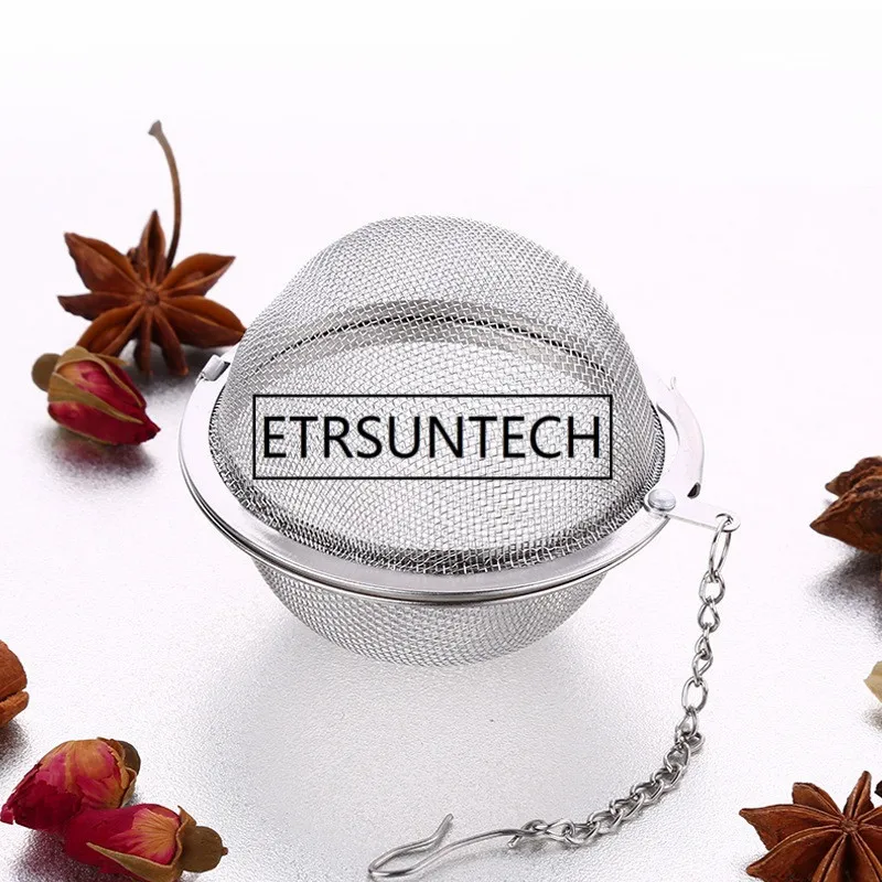 

100pcs Stainless Steel Strainer Ball Tea Seasoning Filter Tea Coffee Infusers Filter Kitchen Cooking Strainer Tool
