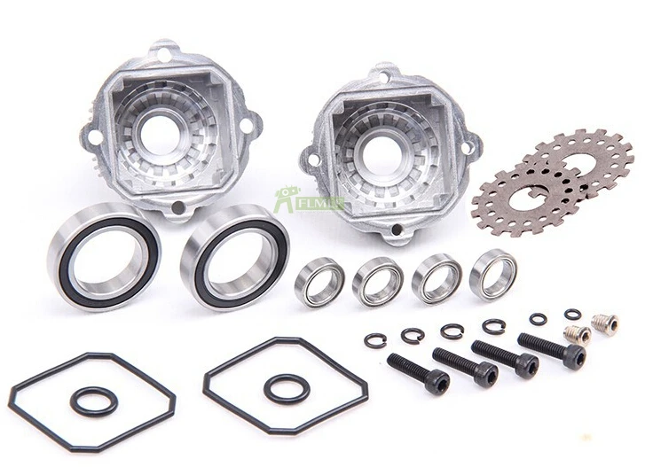 Алюминиевый Diff Шестерня корпус набор подходит для 1/5 HPI ROVAN KM BAJA 5B 5T 5SC|Детали и