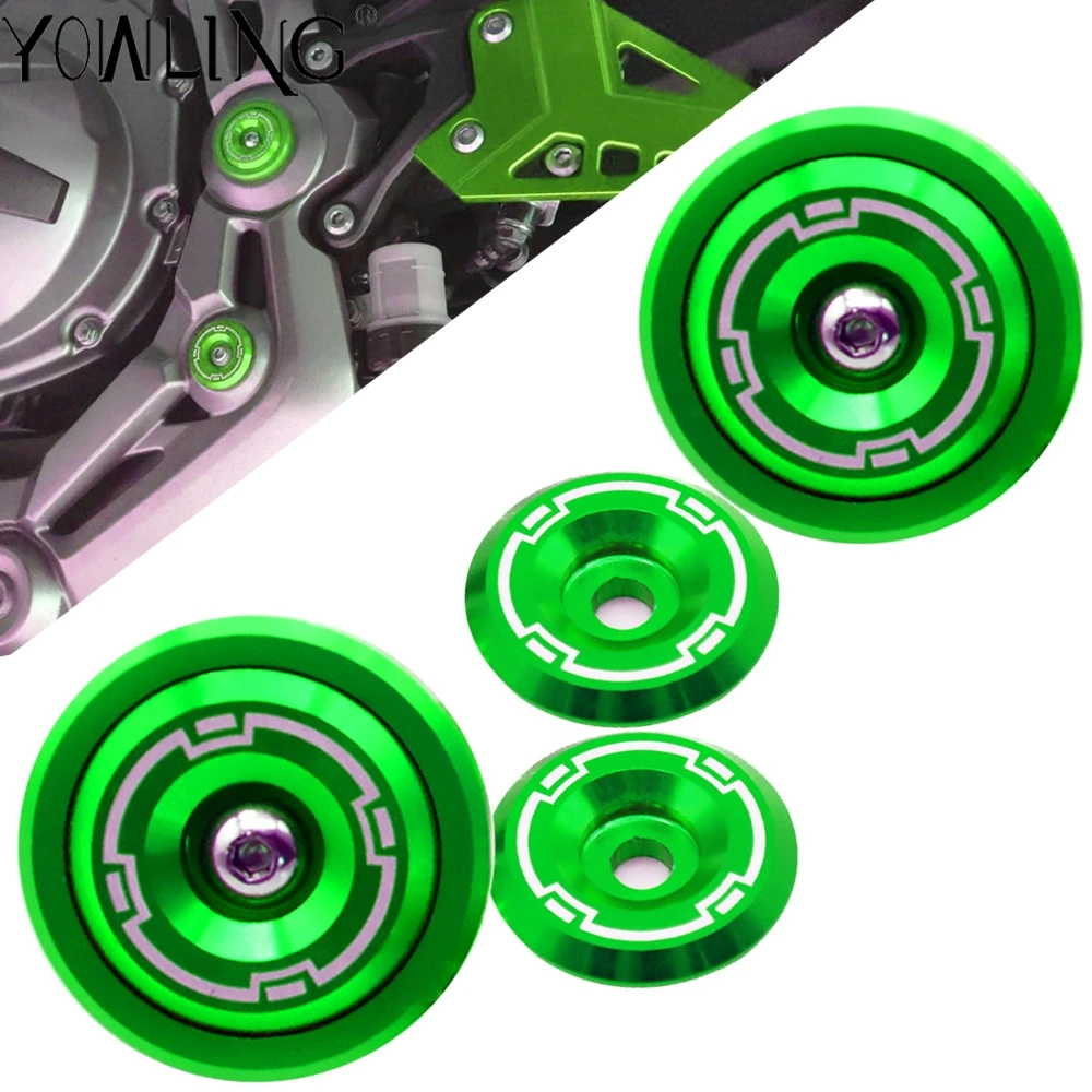 

For Kawasaki Z900 Z 900 2017 2018 2019 2020 2021 Motorcycle Accessories Frame Caps Frame Hole Cover Plug Kit Decor Fairing Guard