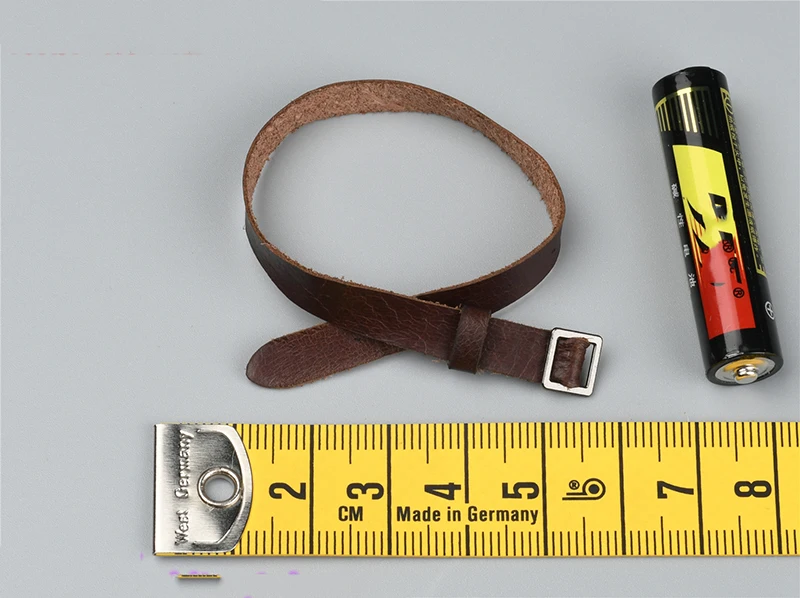 

1/6 Scale VCF-2055 Women Girls Brown Leather Belt Model for 12''Figures DIY Accessories