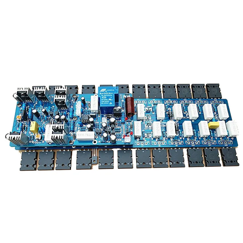 Lusya 24 шт. C5200 A1943 силовая трубка JRC5532D Op amp 1300 Вт моно мощный усилитель доска сценический Собранный усилитель T0866