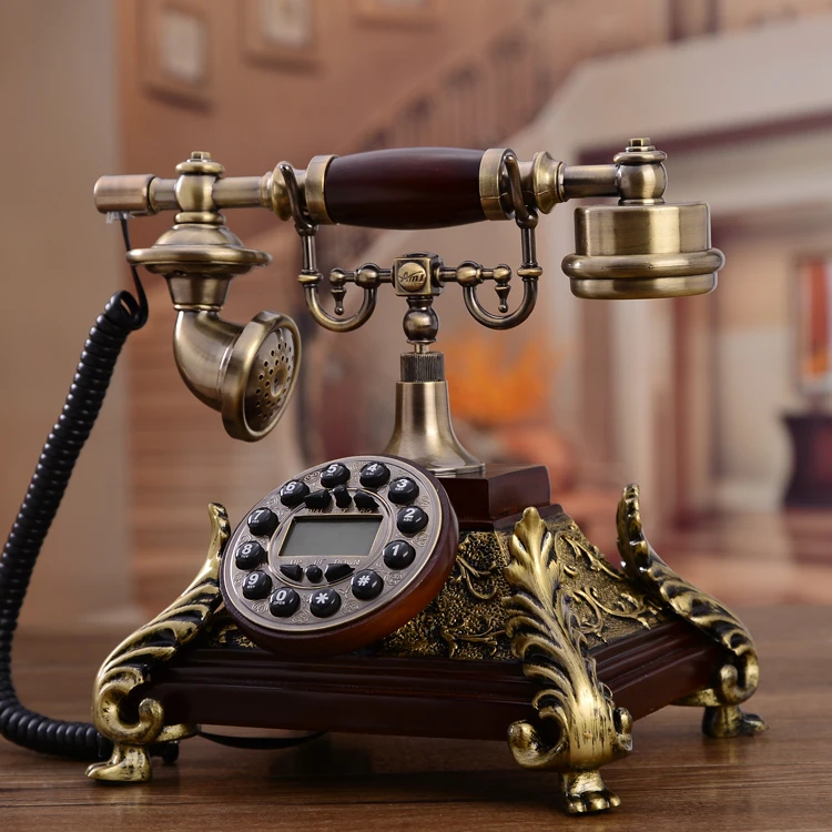 GSM sim-карта беспроводной телефон 900 МГц 1800 МГц Европейский стиль винтажный Красный Белый беспроводной телефон домашний офис дом из смолы