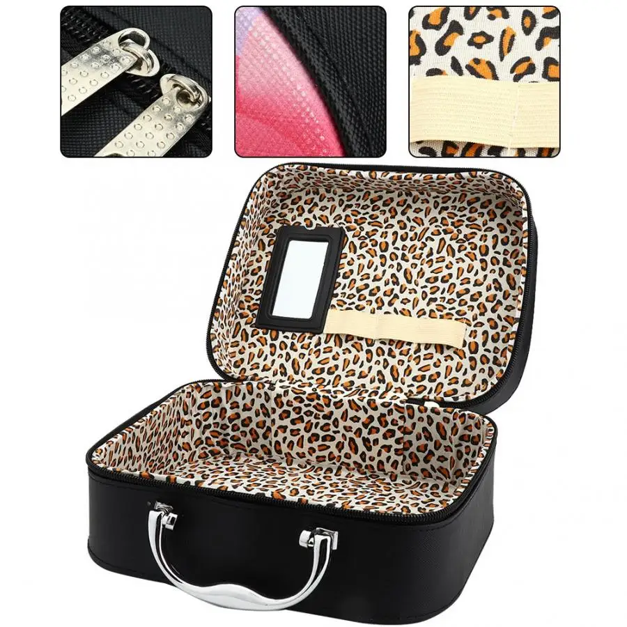 Набор инструментов для макияжа многофункциональная женская косметичка