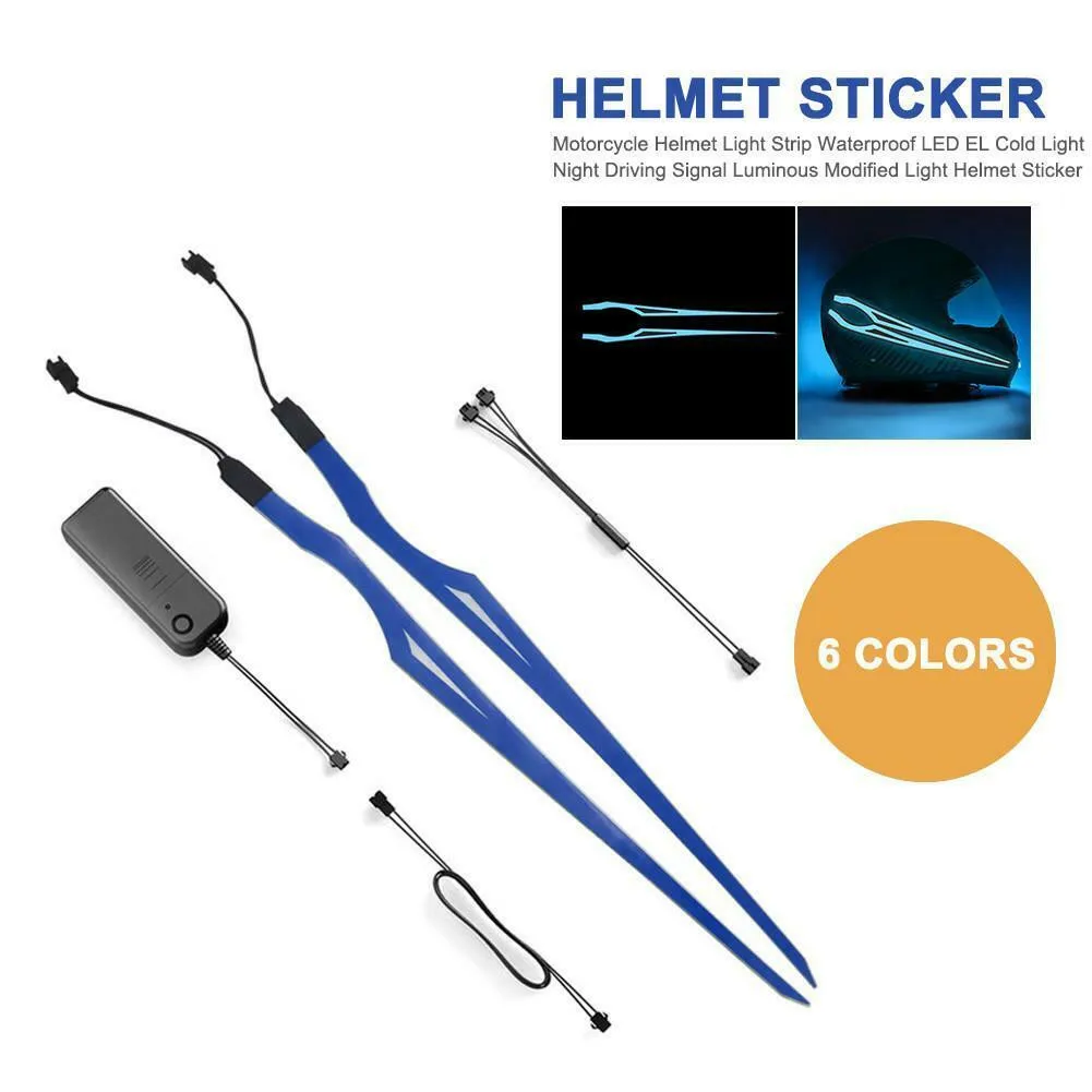 

3V Helmet Light Strip Accessories LED Night Replacement Signal Stickers