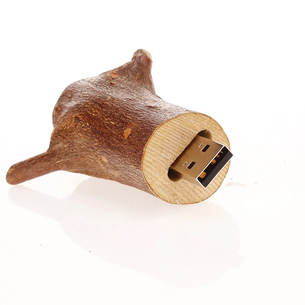 

new USB flash drive natural wooden tree branch usb memory stick pendrive 2.0 4GB 8GB 16GB 32GB pen drive 64GB 128gb wedding gift