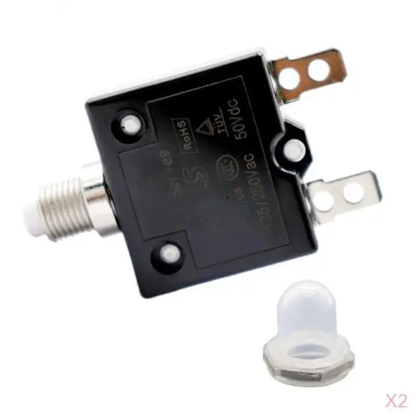 2X30 А выключатель цепи защита от перегрузки + прозрачная водонепроницаемая